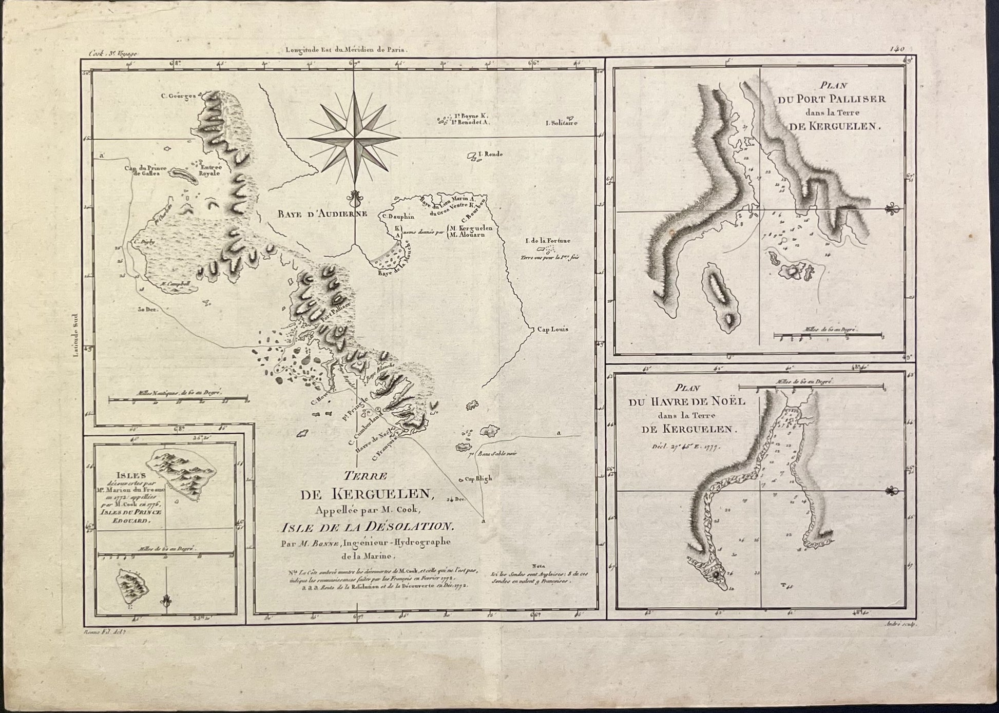 Achat carte ancienne Ile Kerguelen