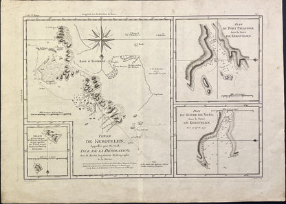 Achat carte ancienne Ile Kerguelen