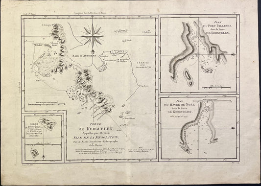 Achat carte ancienne Ile Kerguelen