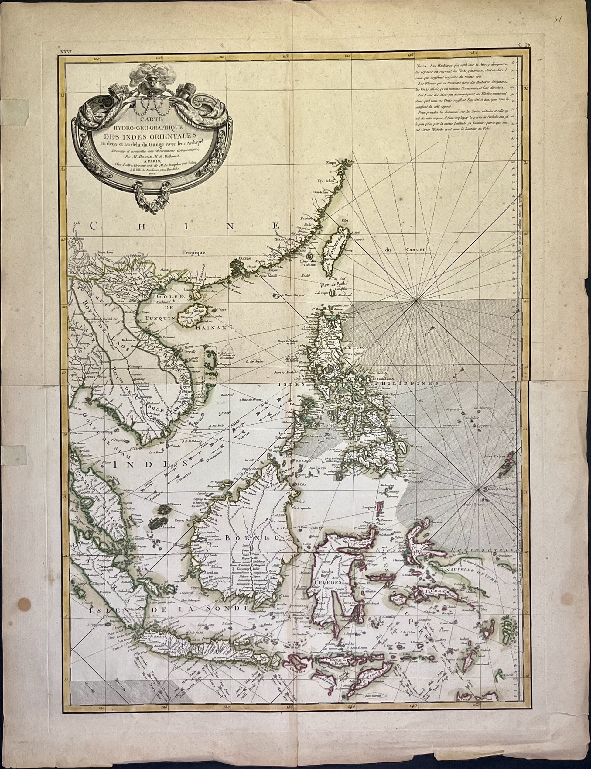 Achat carte ancienne Indonesie