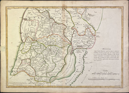 Achat carte ancienne Judee