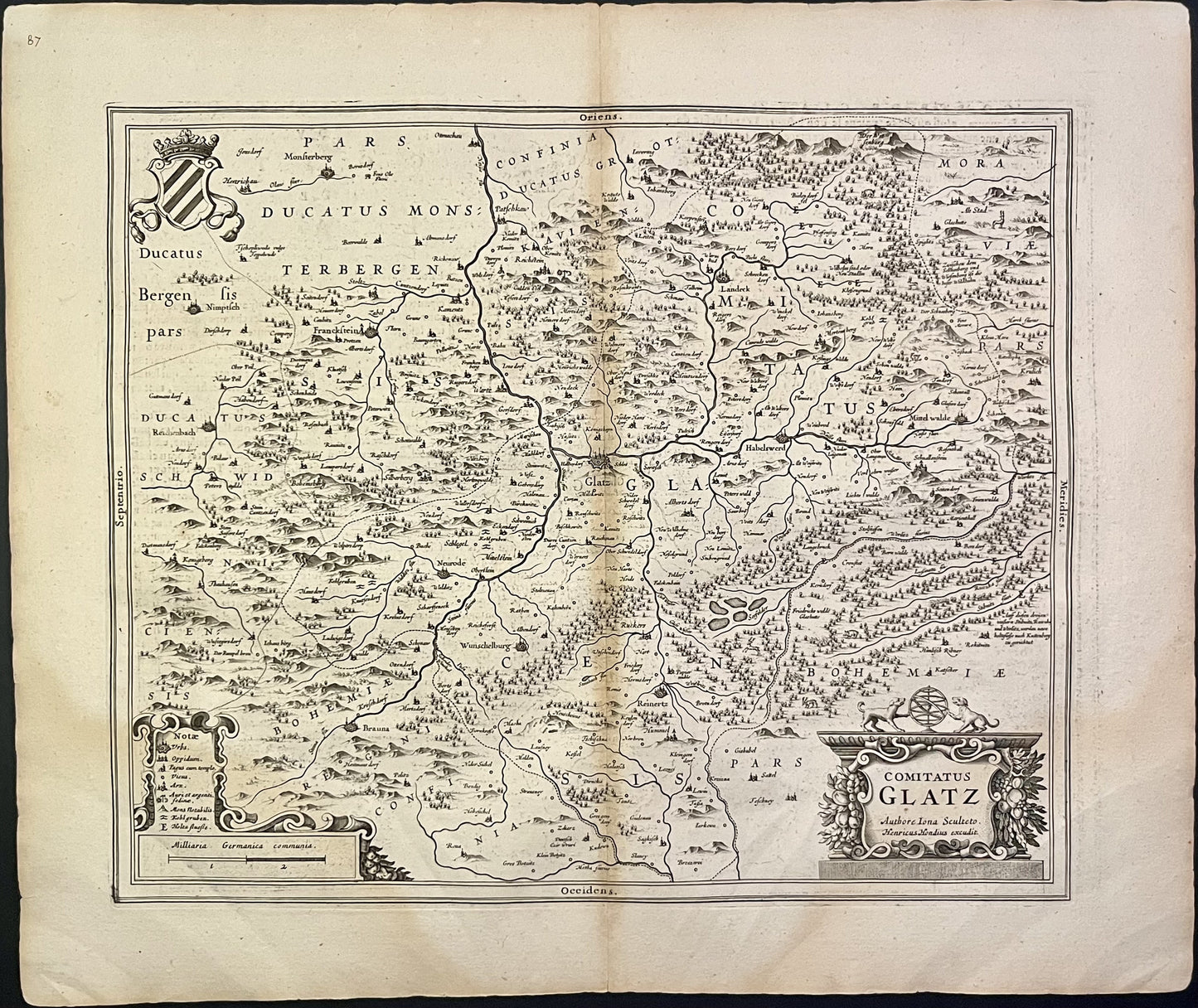 Achat carte ancienne Klodzko Pologne