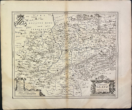 Achat carte ancienne Klodzko Pologne