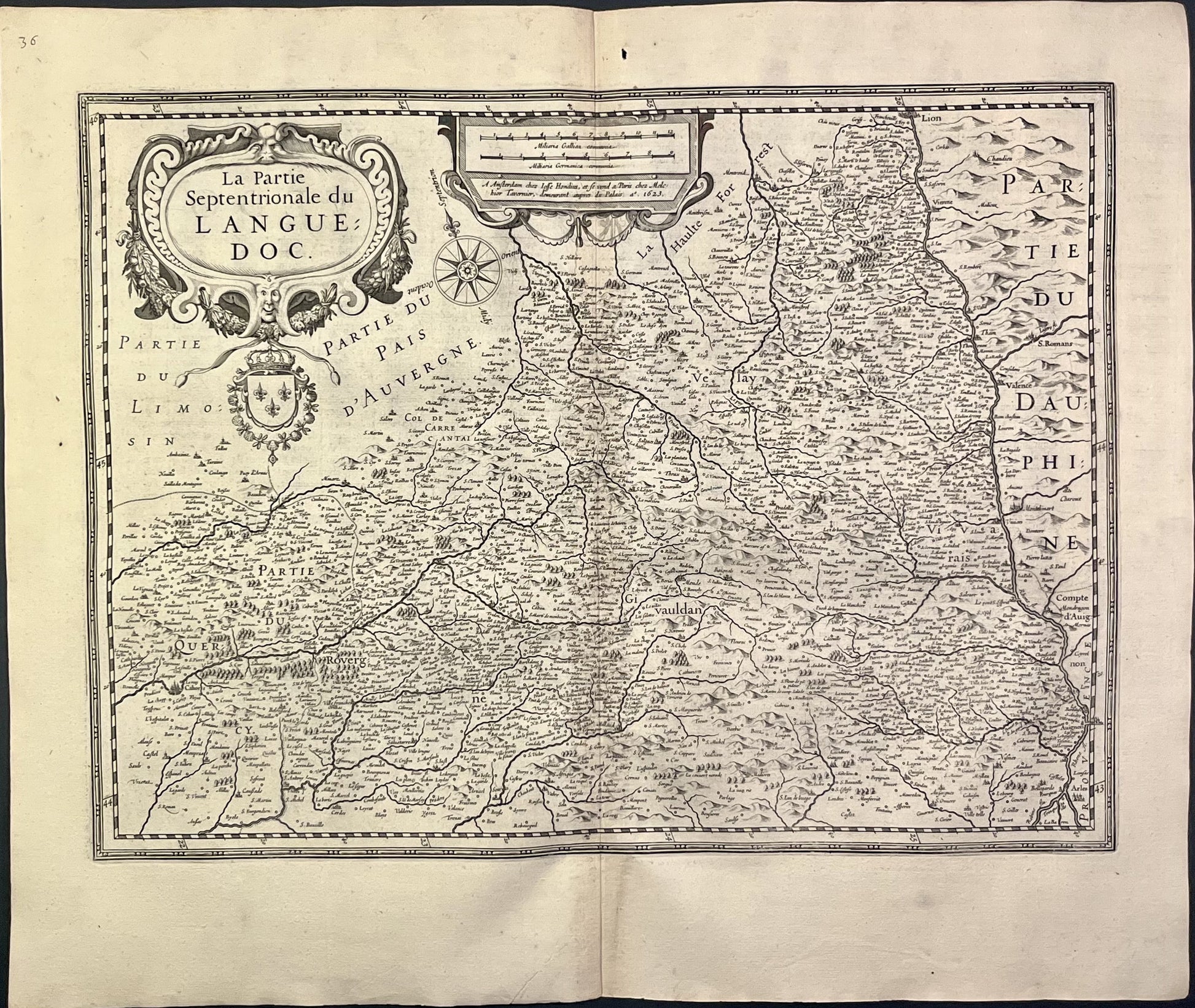 Achat carte ancienne Languedoc