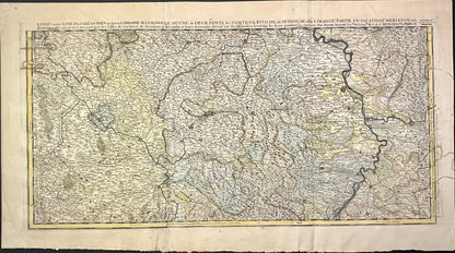 Achat carte ancienne Lorraine allemande