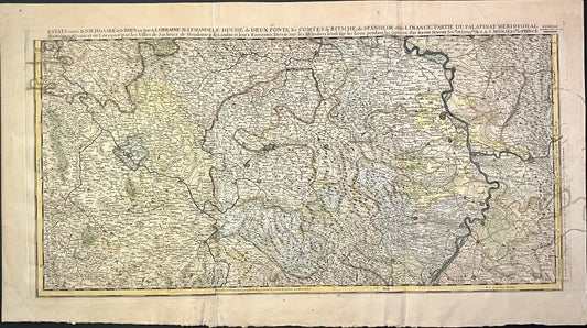 Achat carte ancienne Lorraine allemande