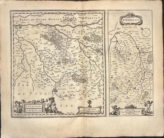 Achat carte ancienne Loudun 