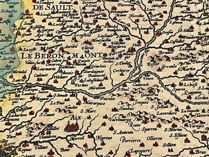 Achat carte ancienne Luberon