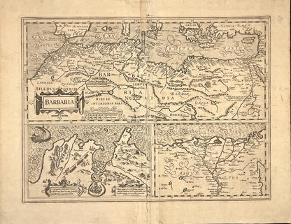 Achat carte ancienne Maghreb