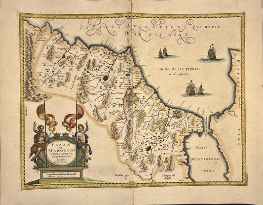 Achat carte ancienne Maroc