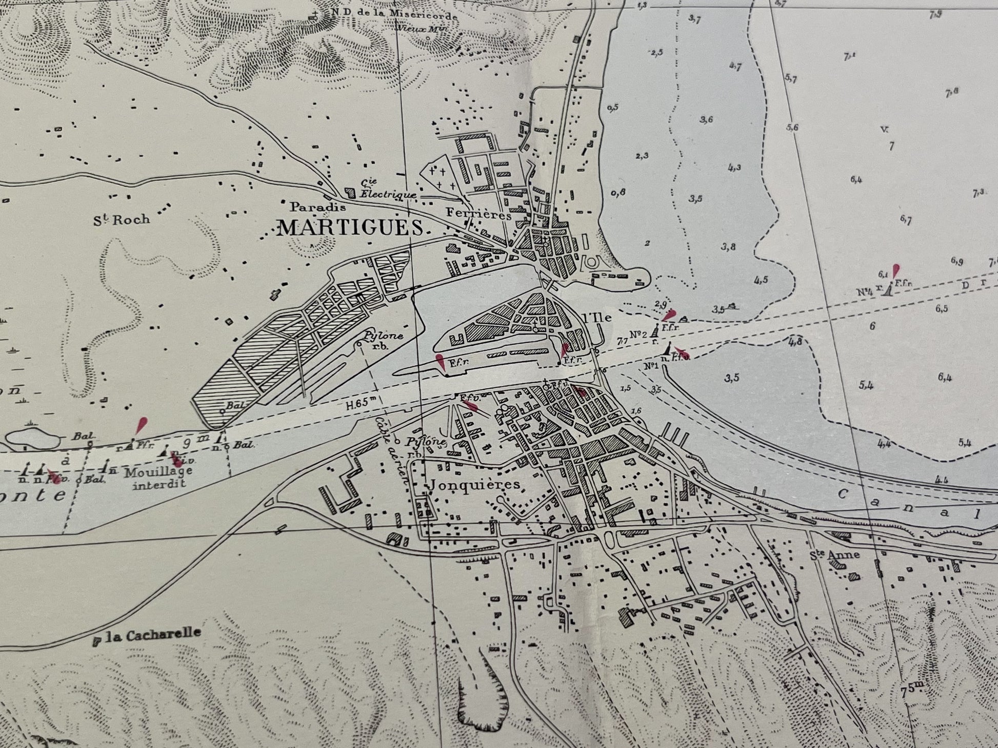 Achat carte ancienne Martigues