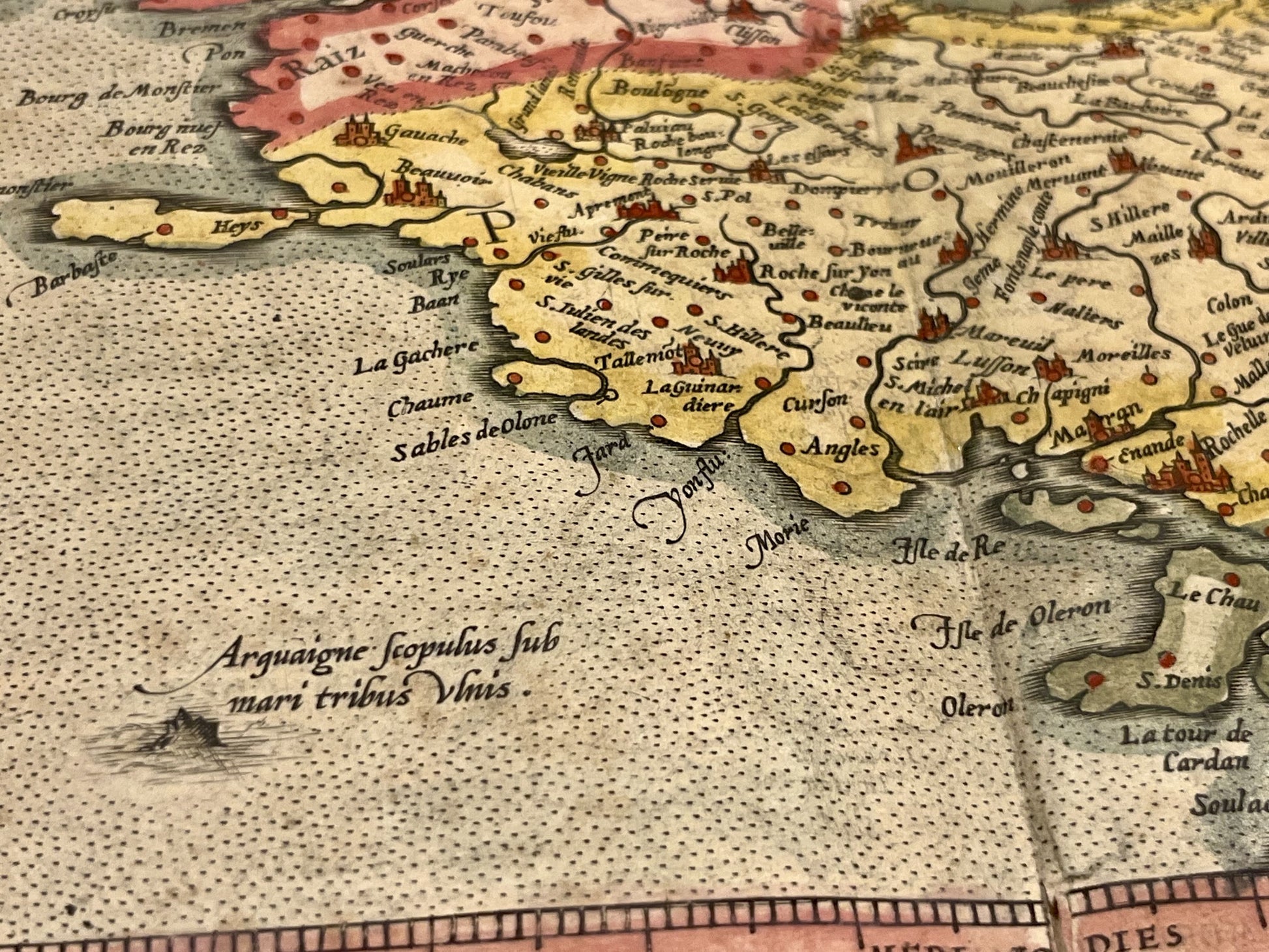 Achat carte ancienne Mercator Bretagne Normandie