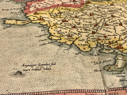 Achat carte ancienne Mercator Bretagne Normandie