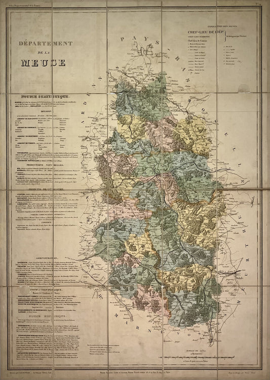 Achat carte ancienne Meuse