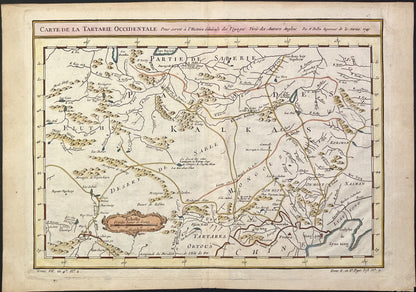 Achat carte ancienne Mongolie