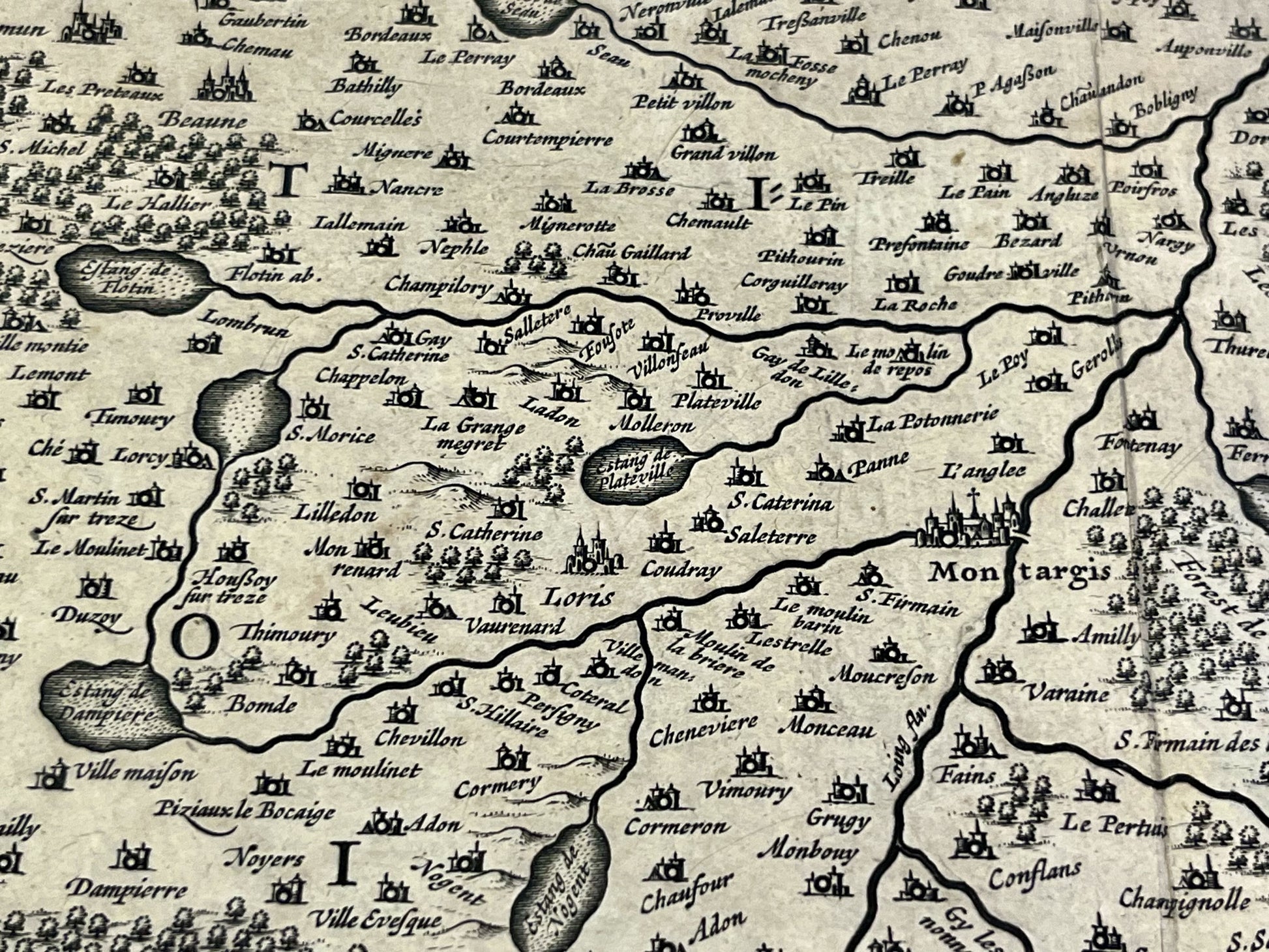 Achat carte ancienne Montargis Loiret