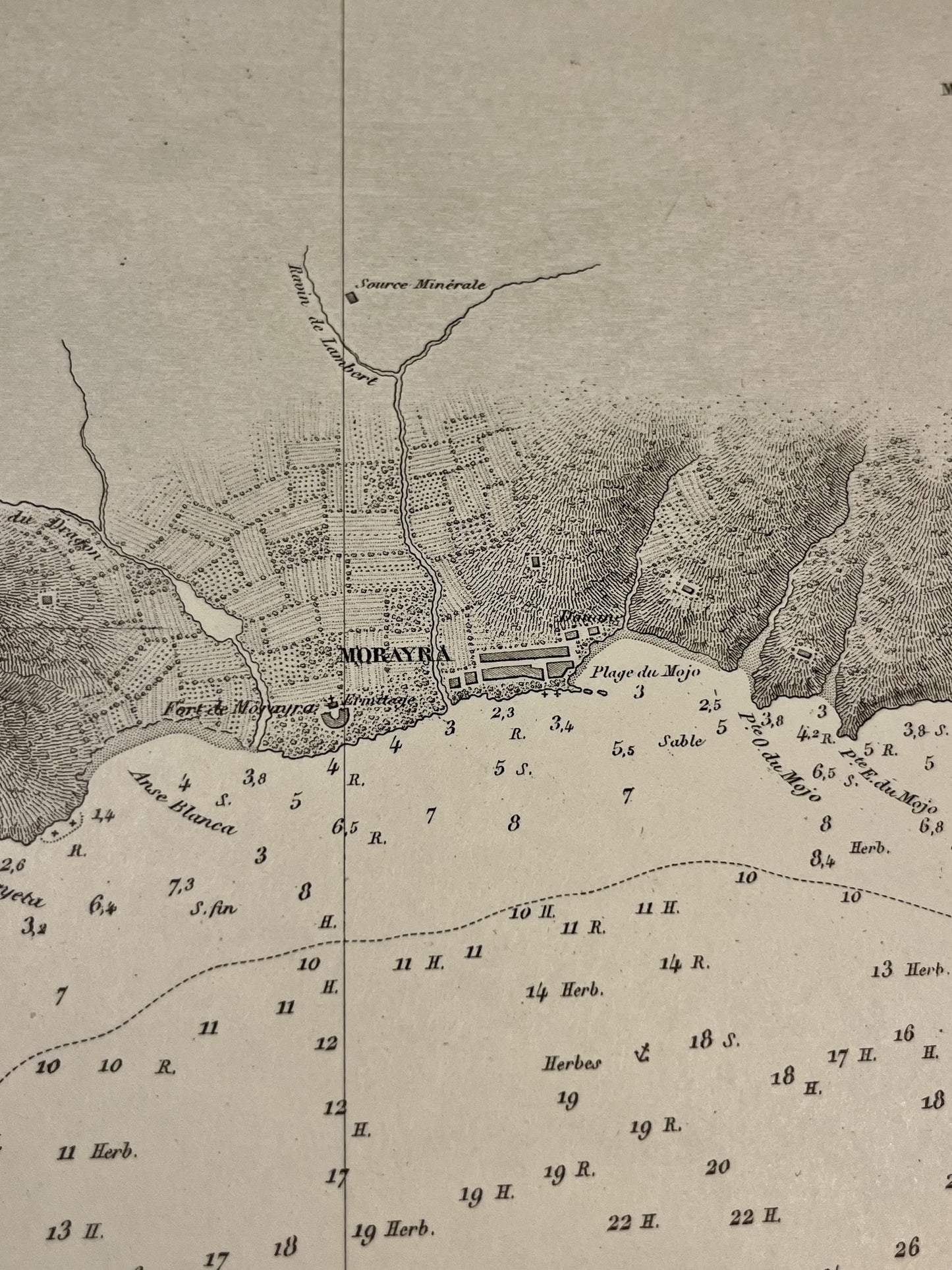 Achat carte ancienne Moraira Espagne