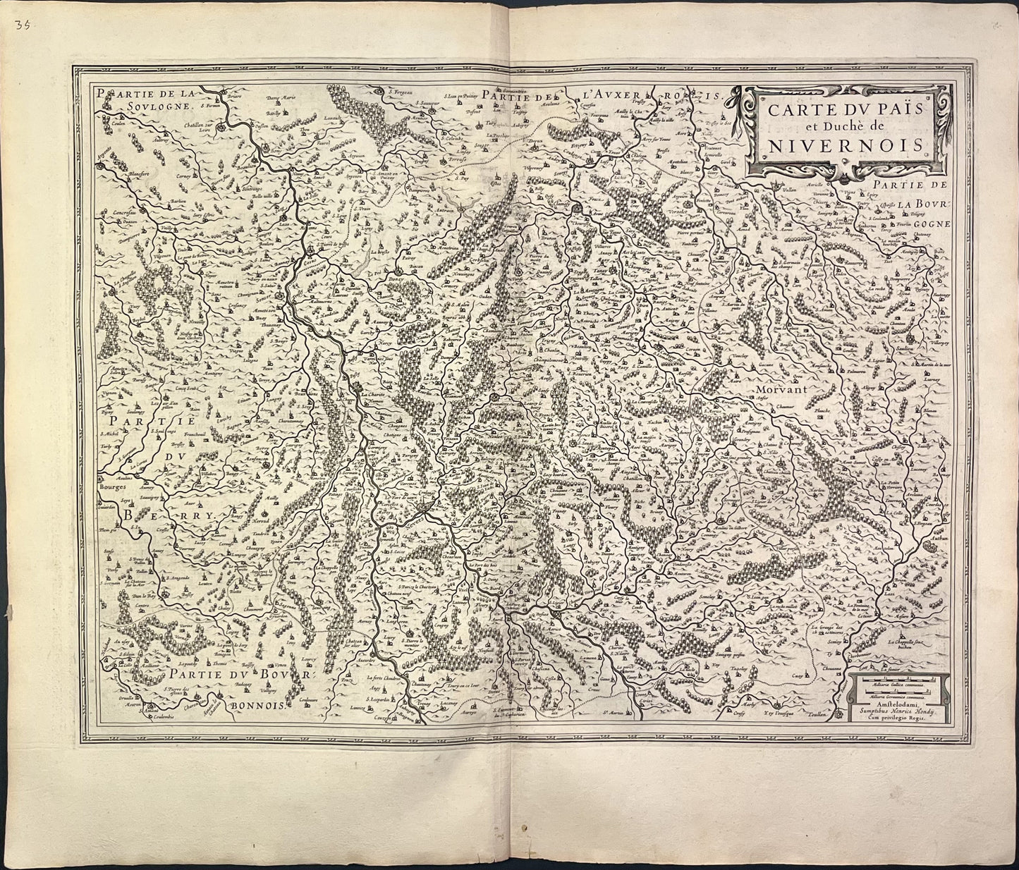 Achat carte ancienne Nivernais