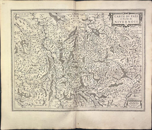 Achat carte ancienne Nivernais