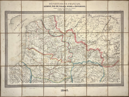Achat carte ancienne Nord-Pas-de-Calais