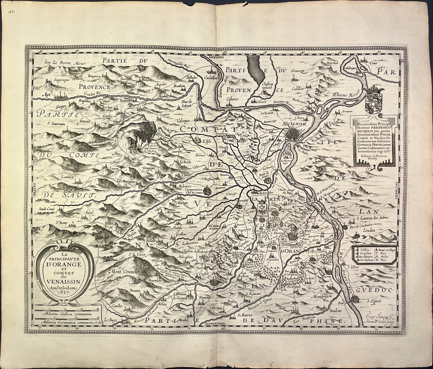 Achat carte ancienne Orange avignon