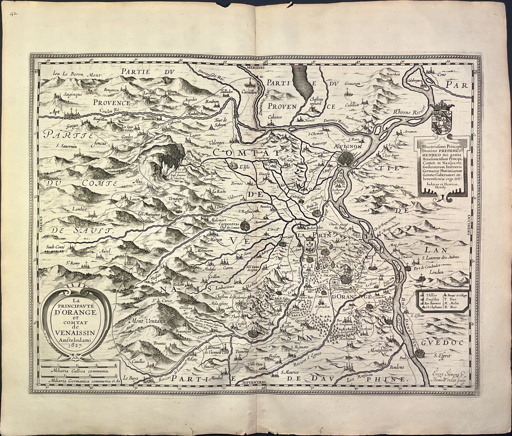 Achat carte ancienne Orange avignon