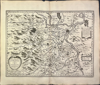 Achat carte ancienne Orange avignon