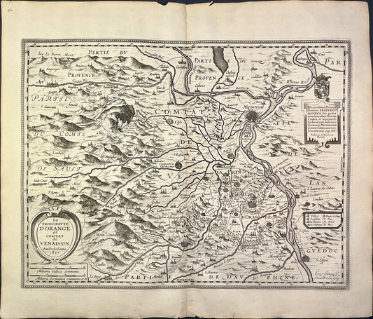 Achat carte ancienne Orange avignon