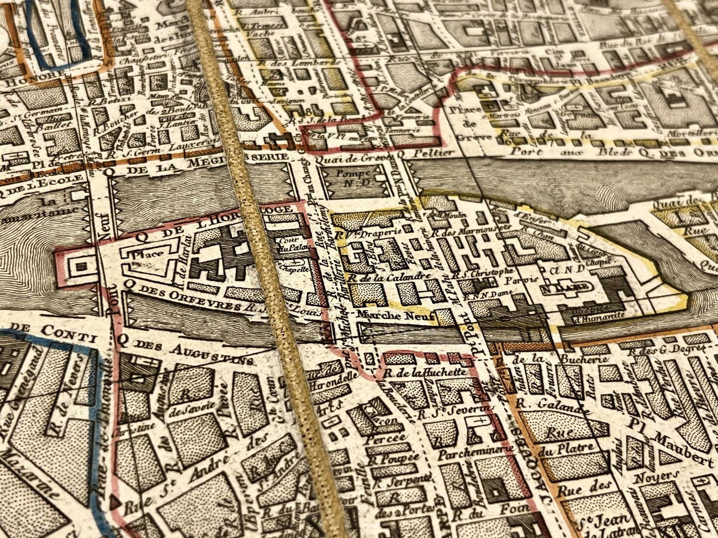Achat carte ancienne Paris Ile de la Cite