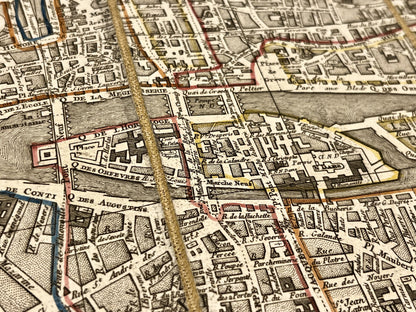 Achat carte ancienne Paris Ile de la Cite