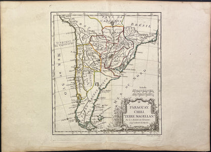 Achat carte ancienne Patagonie