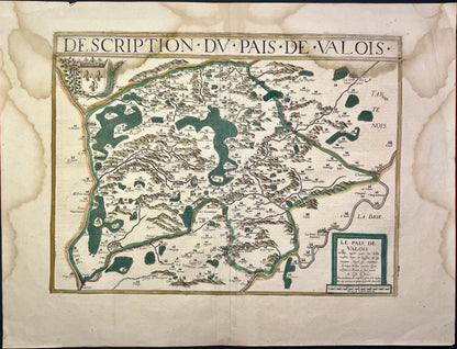 Achat carte ancienne Pays de Valois