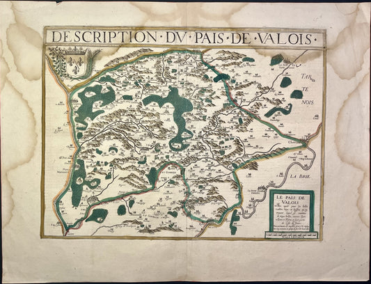 Achat carte ancienne Pays de Valois