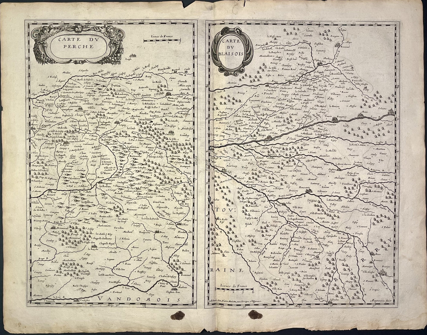 Achat carte ancienne Perche