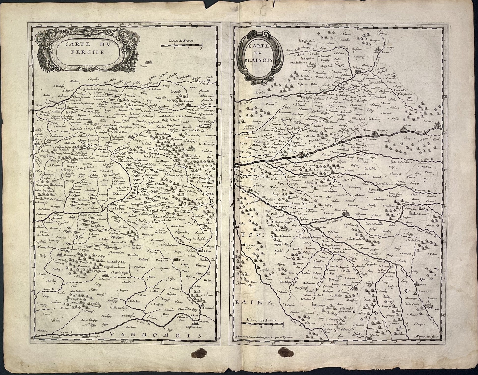 Achat carte ancienne Perche