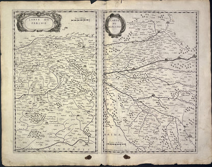 Achat carte ancienne Perche