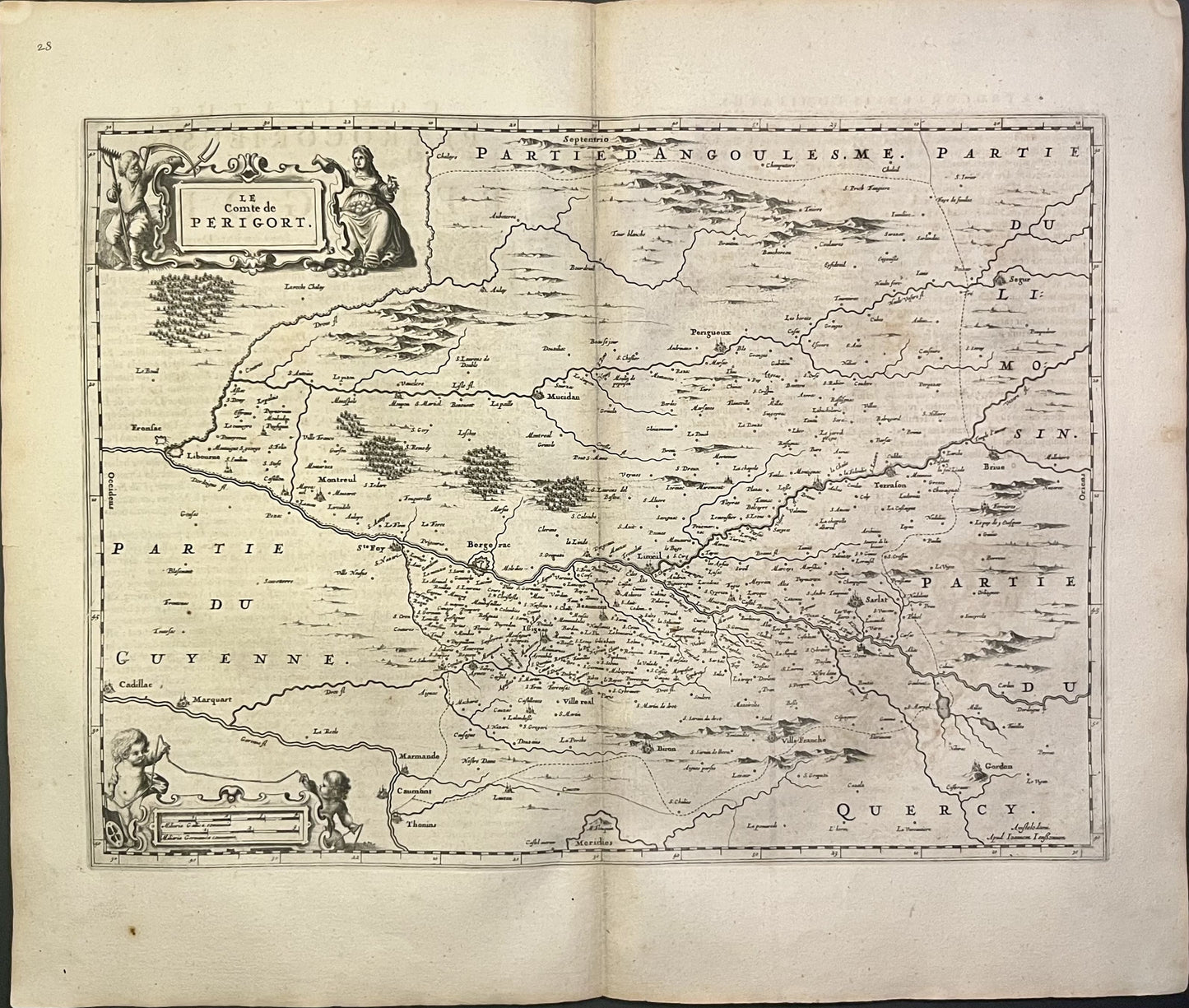 Achat carte ancienne Perigord