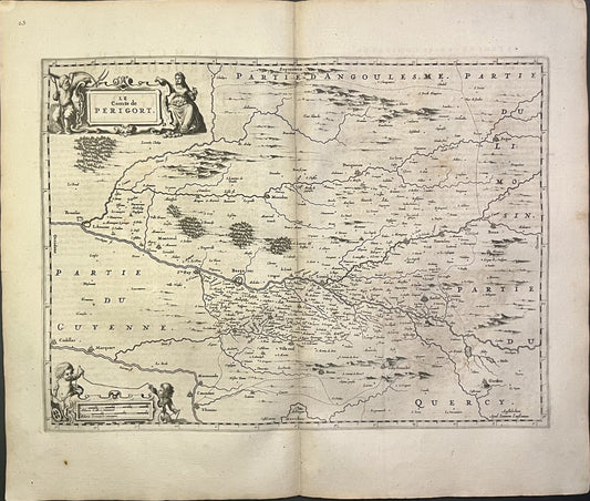 Achat carte ancienne Perigord