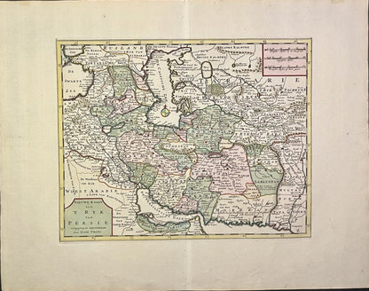 Achat carte ancienne Perse