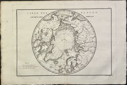 Achat carte ancienne Pole Nord