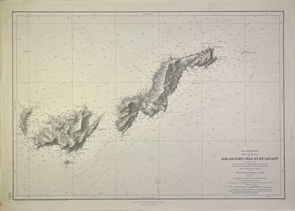 Achat carte ancienne Port-Cros Levant