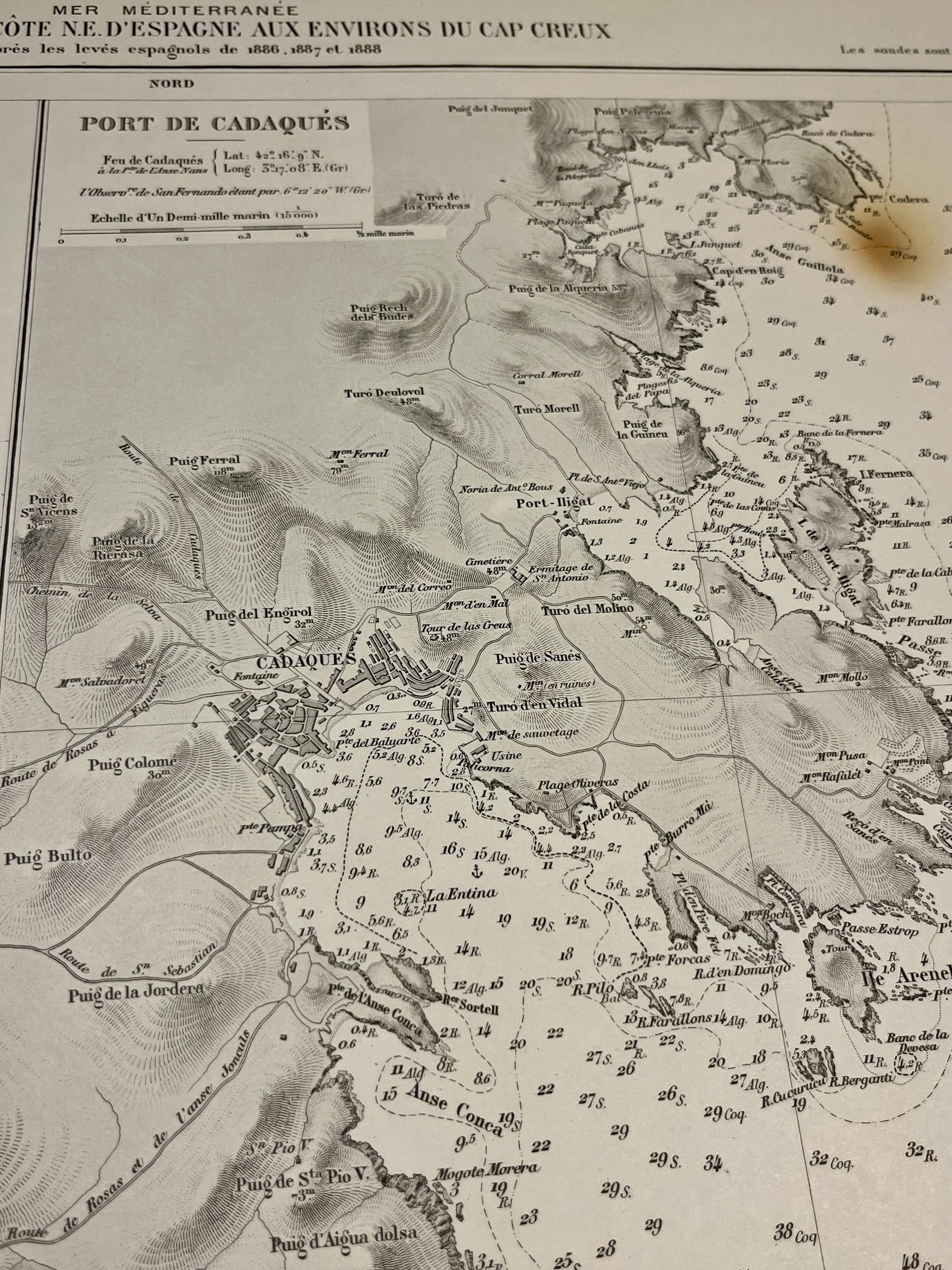 Achat carte ancienne Port Cadaques