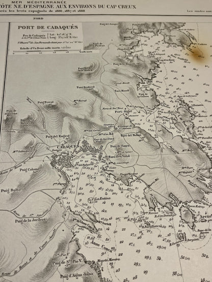 Achat carte ancienne Port Cadaques