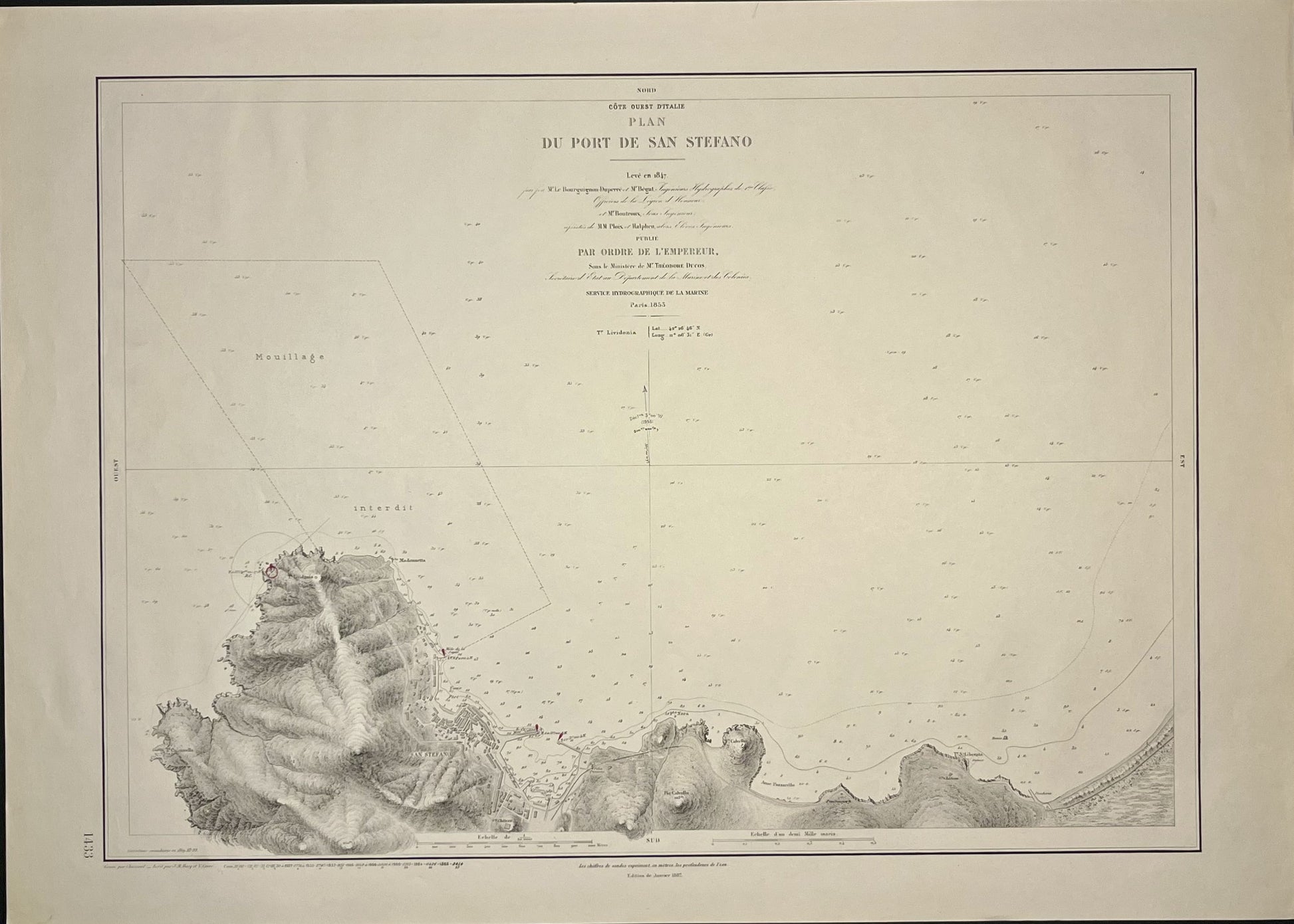 Achat carte ancienne Port San Stefano