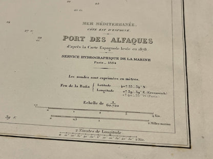 Achat carte ancienne Port des Alfaques