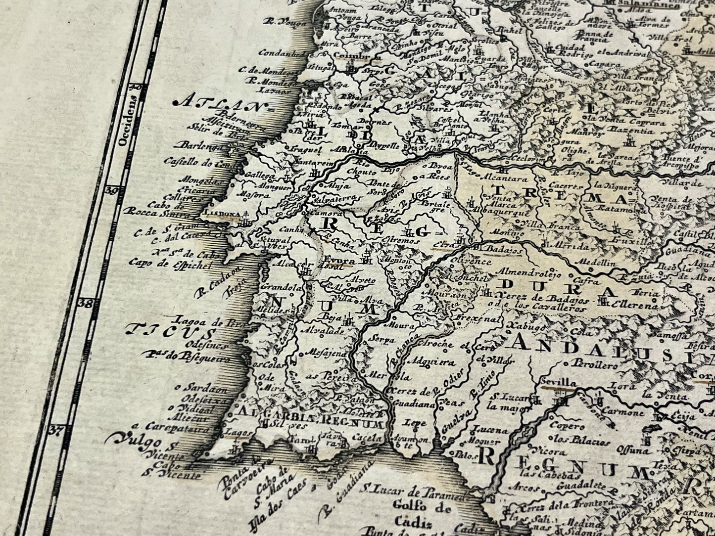 Achat carte ancienne Portugal par Weigel