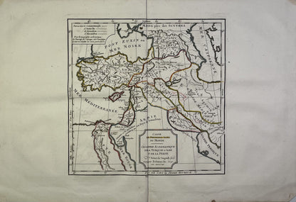 Achat carte ancienne Premiers Ages du Monde