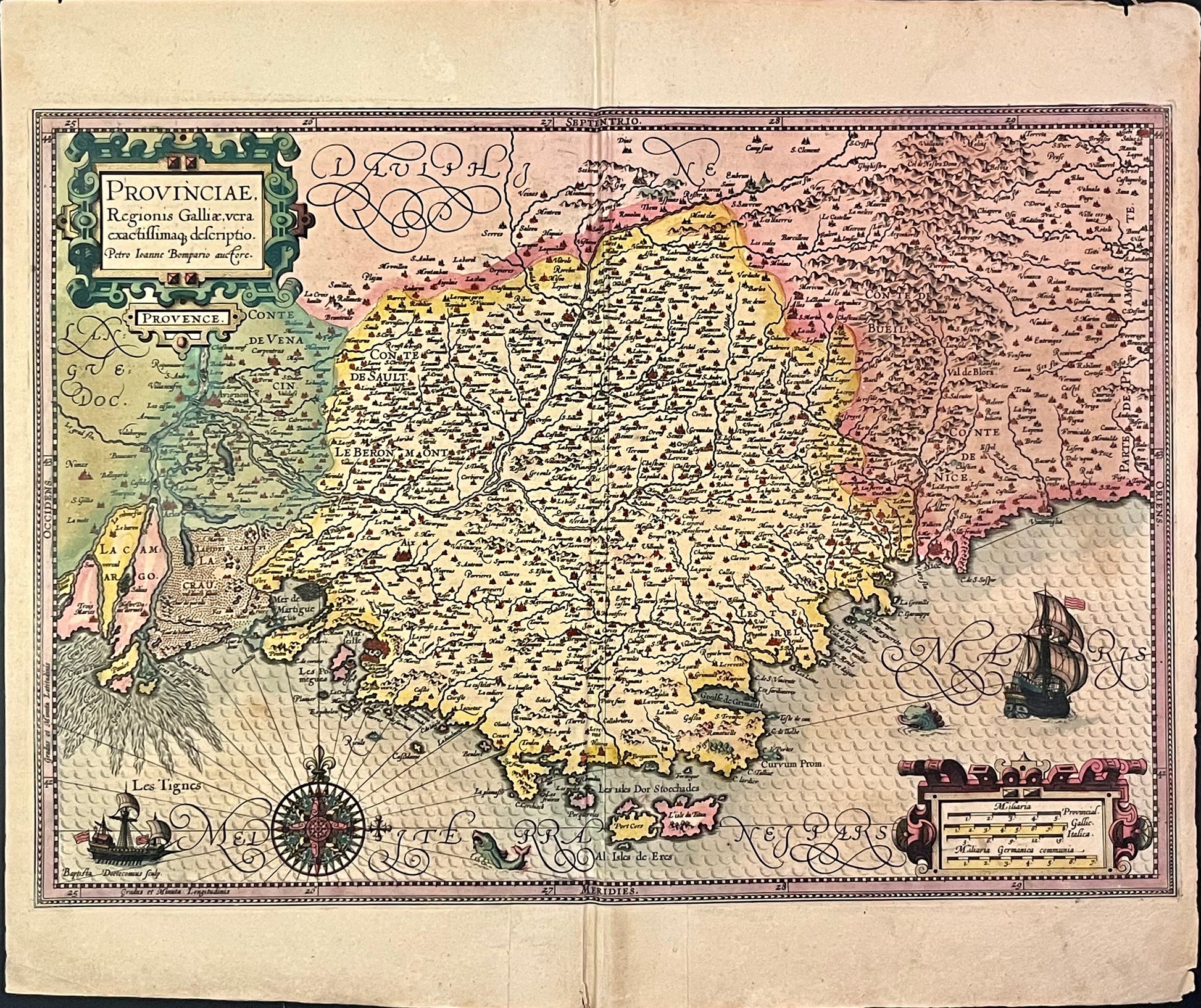 Achat carte ancienne Provence