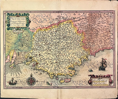 Achat carte ancienne Provence