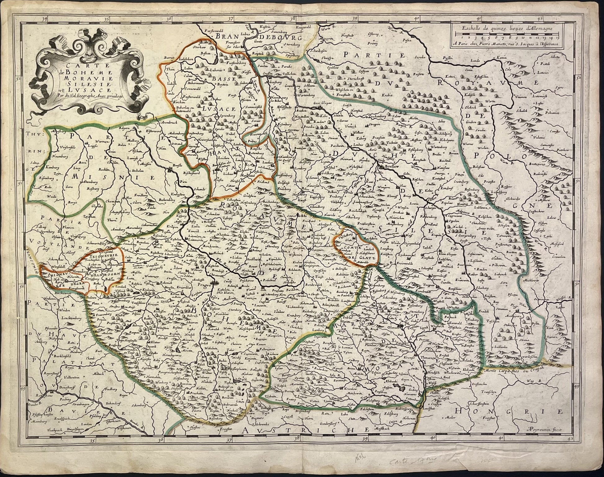 Achat carte ancienne Republique Tcheque